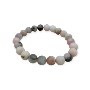 Bracelet Opale rose 8mm