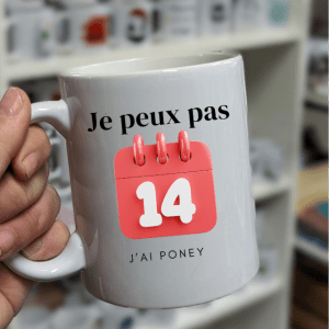Mug "Je peux pas j'ai poney"