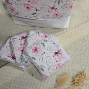 Petite panière avec cotons lavables "Louanne"