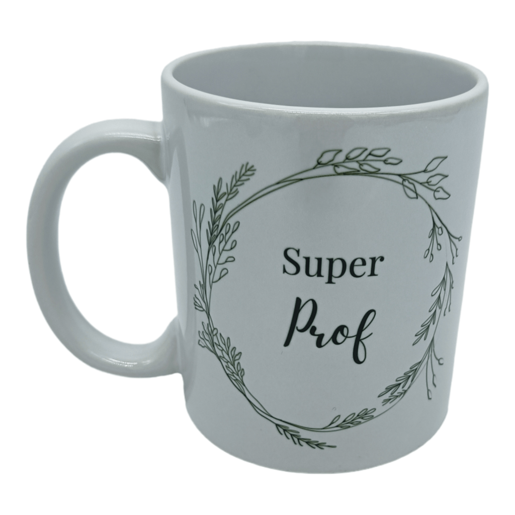 Tip Top Tazza Super Prof In Ceramica Bianca 350 Ml – Regalo Perfetto