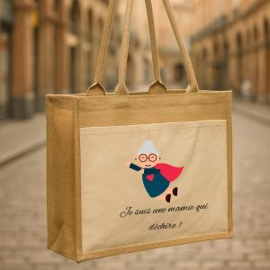 Cabas xl je suis une mamie qui déchire !
