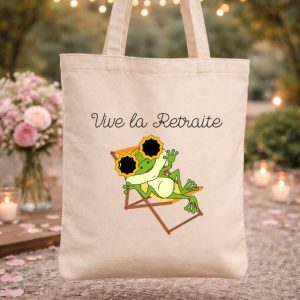 Tote bag "Vive la retraite"