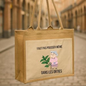 Cabas xl faut pas pousser mémé dans les orties