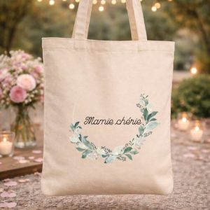 Tote bag mamie chérie