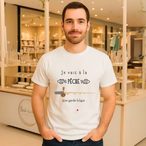Je vais à la pêche, pour garde la ligne