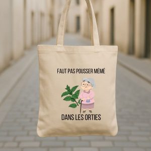 Tote bag Mémé dans les orties