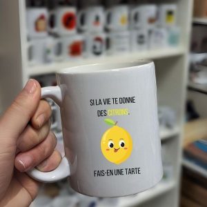 Mug Si la vie te donne des citrons fais-en une tarte