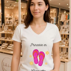 Princesse en claquette