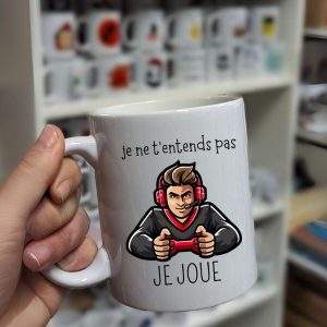 Mug Je ne t'entends pas je joue