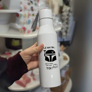 Gourde isotherme Le matin que la force soit avec toi