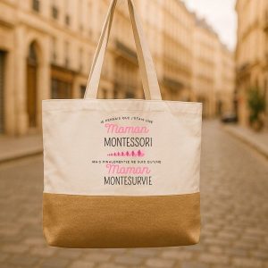 Sac shopping Maman montessori