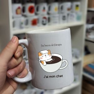 Mug Pas besoins de thérapie j'ai mon chat