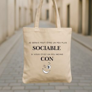 Tote bag Sociable