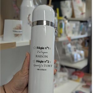 Thermos avec tasse intégrée Règles
