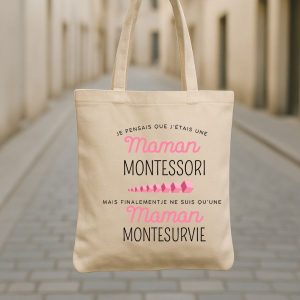 Tote bag Maman montessori