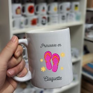 Mug Princesse en claquette