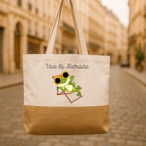 Sac shopping Vive la retraite
