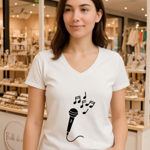 Tee shirt motif Musique