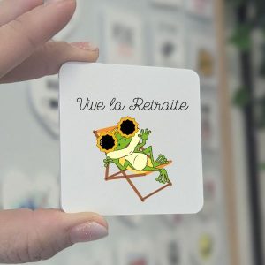Magnet Vive la retraite