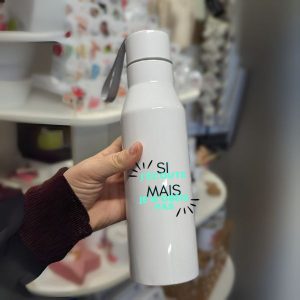 Gourde isotherme Si je t'écoute mais je n'obéis pas