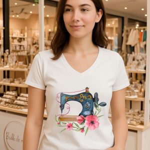 Tee shirt motif Machine à coudre