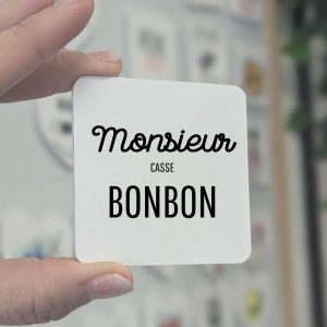 Magnet Monsieur casse bonbon