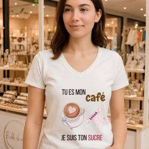 "Tu es mon café, je suis ton sucre"