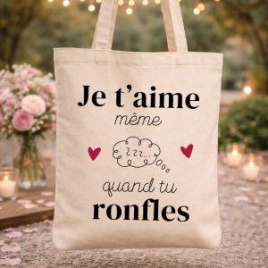"Je t'aime même quand tu ronfles"
