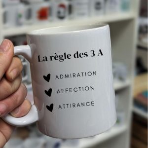 Mug "La règle des 3 A"