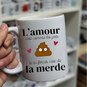 Mug "L'amour c'est comme les pets"