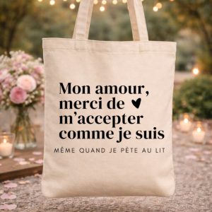 "Merci de m'accepter comme je suis"