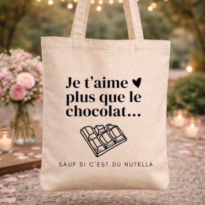 "Je t'aime plus que le chocolat"