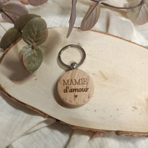 Porte clé "Mamie d'amour"
