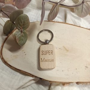 Porte clé "Super mamie"