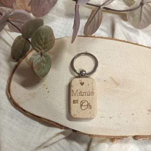 Porte clé "Mamie en or"
